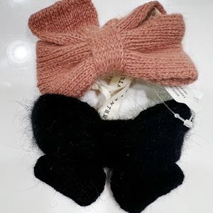 Cashmere bow barrette From Anthropologie